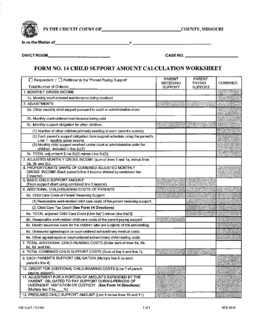 Picture of: Calculating Child Support; What is the Form ? – Markwell Law, LLC
