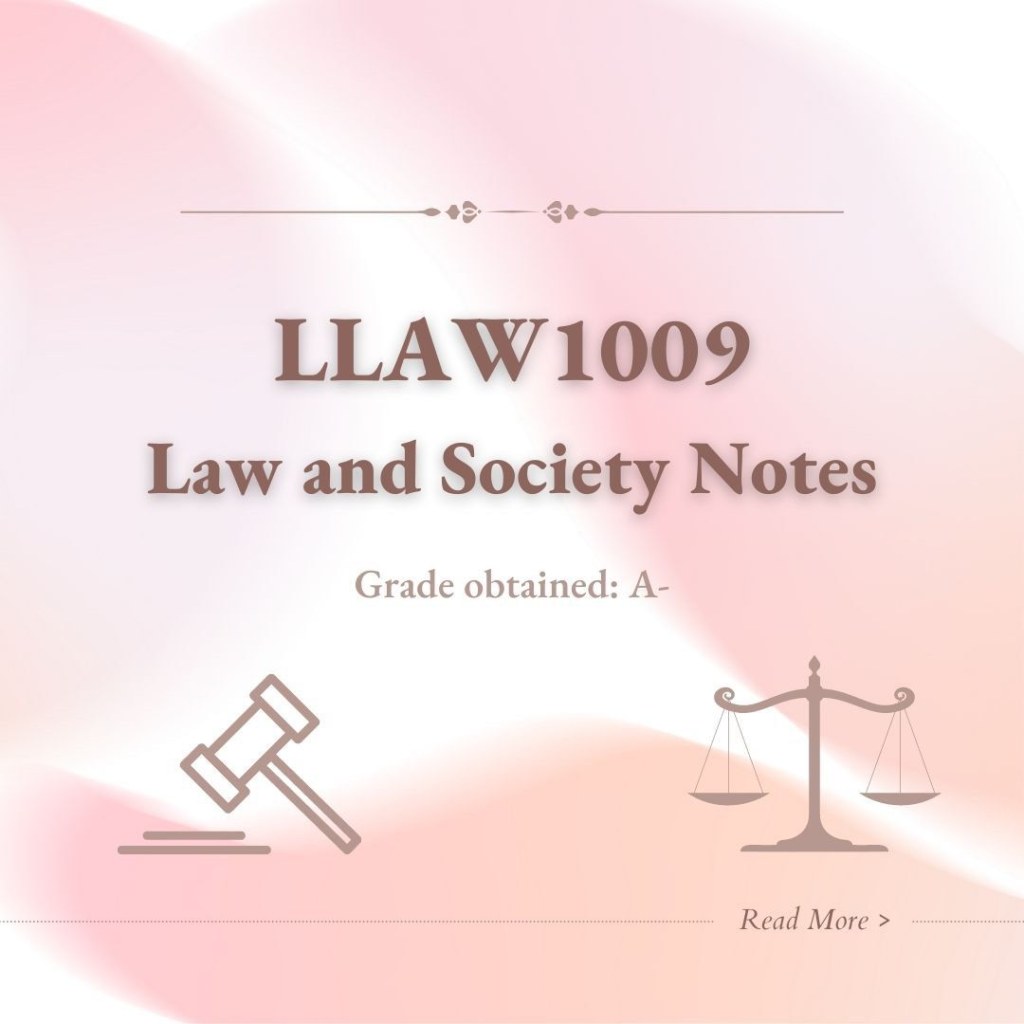 Picture of: HKU LLAW Law and Society A range notes, 興趣及遊戲, 書本& 文具