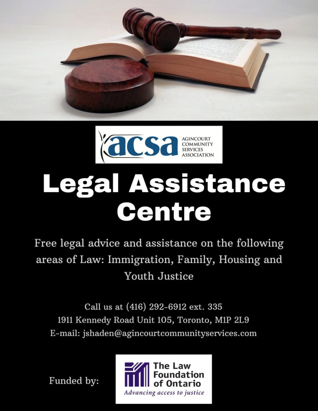 Picture of: Legal Assistance Centre  Agincourt Community Services Assocation